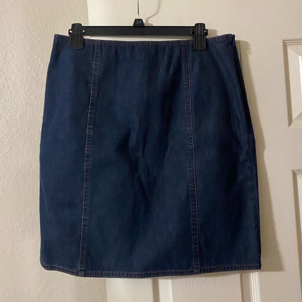 Denim jeans skirt
